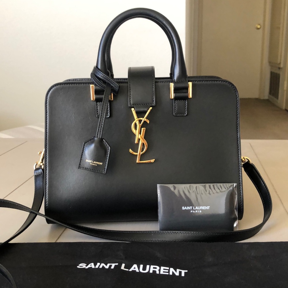 YSL MONOGRAM BABY CABAS BAG